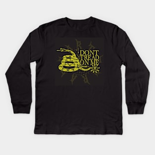 Don't Tread on Me Kids Long Sleeve T-Shirt